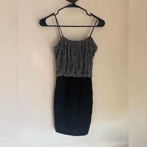 Sweet‎ Storm Black and Silver Dress